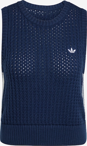 Pull-over 'Adicolor' ADIDAS ORIGINALS en bleu : devant