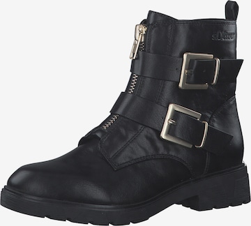 Boots s.Oliver en noir : devant