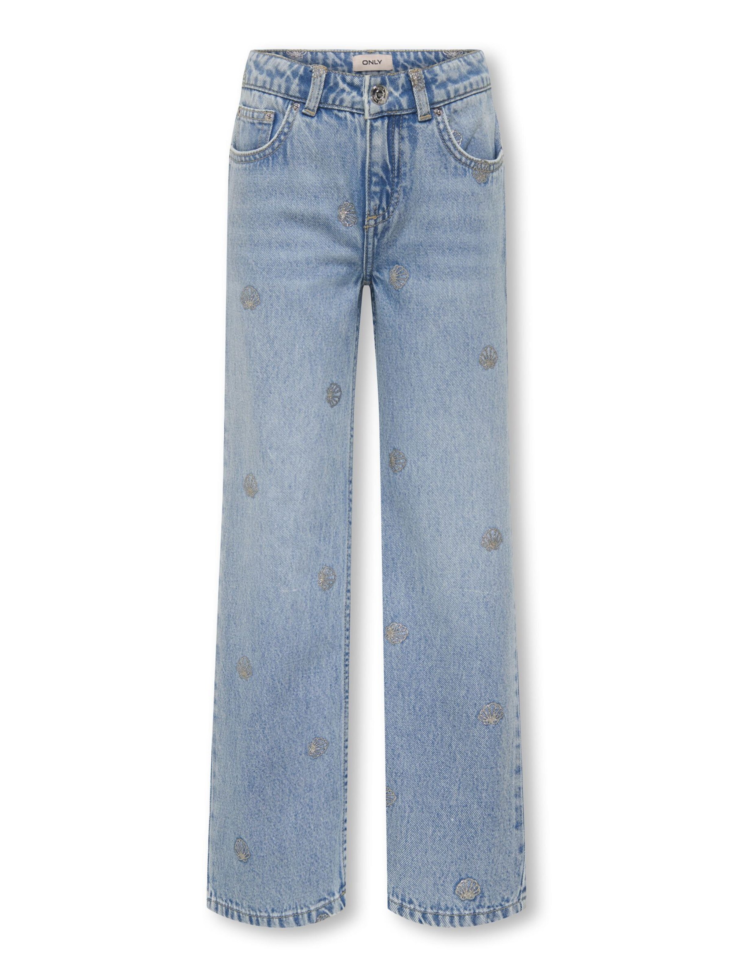 ONLY GIRLS Jeans 'KOGJuicy' i blue denim / sølv, Produktvisning