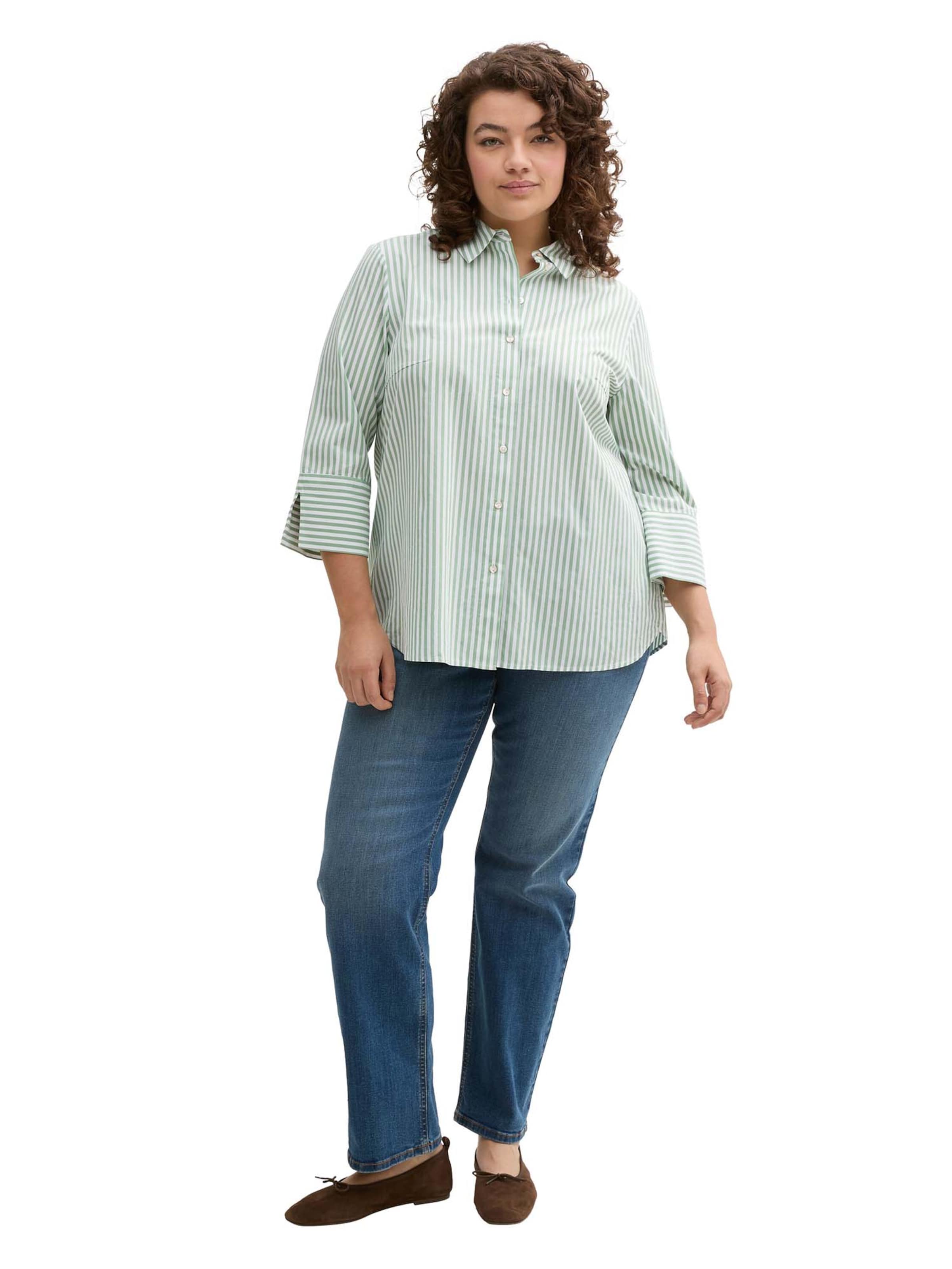 Bluză de la Tom Tailor Women + pe verde