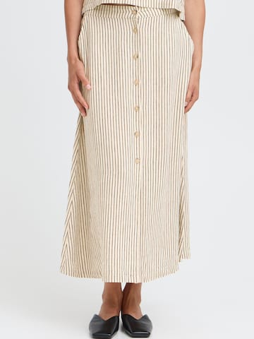 b.young - Falda 'BYFALAKKA' en gris: frente