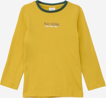 T-Shirt s.Oliver en jaune : devant