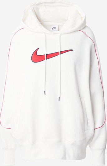 Nike Sportswear Sportisks džemperis, krāsa - krēmkrāsas / sarkans / melns / balts, Preces skats