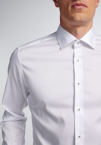 ETERNA Slim fit Button Up Shirt in White