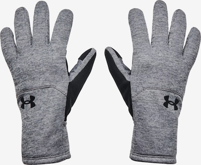 UNDER ARMOUR Athletic Gloves in Grey / Black, Item view