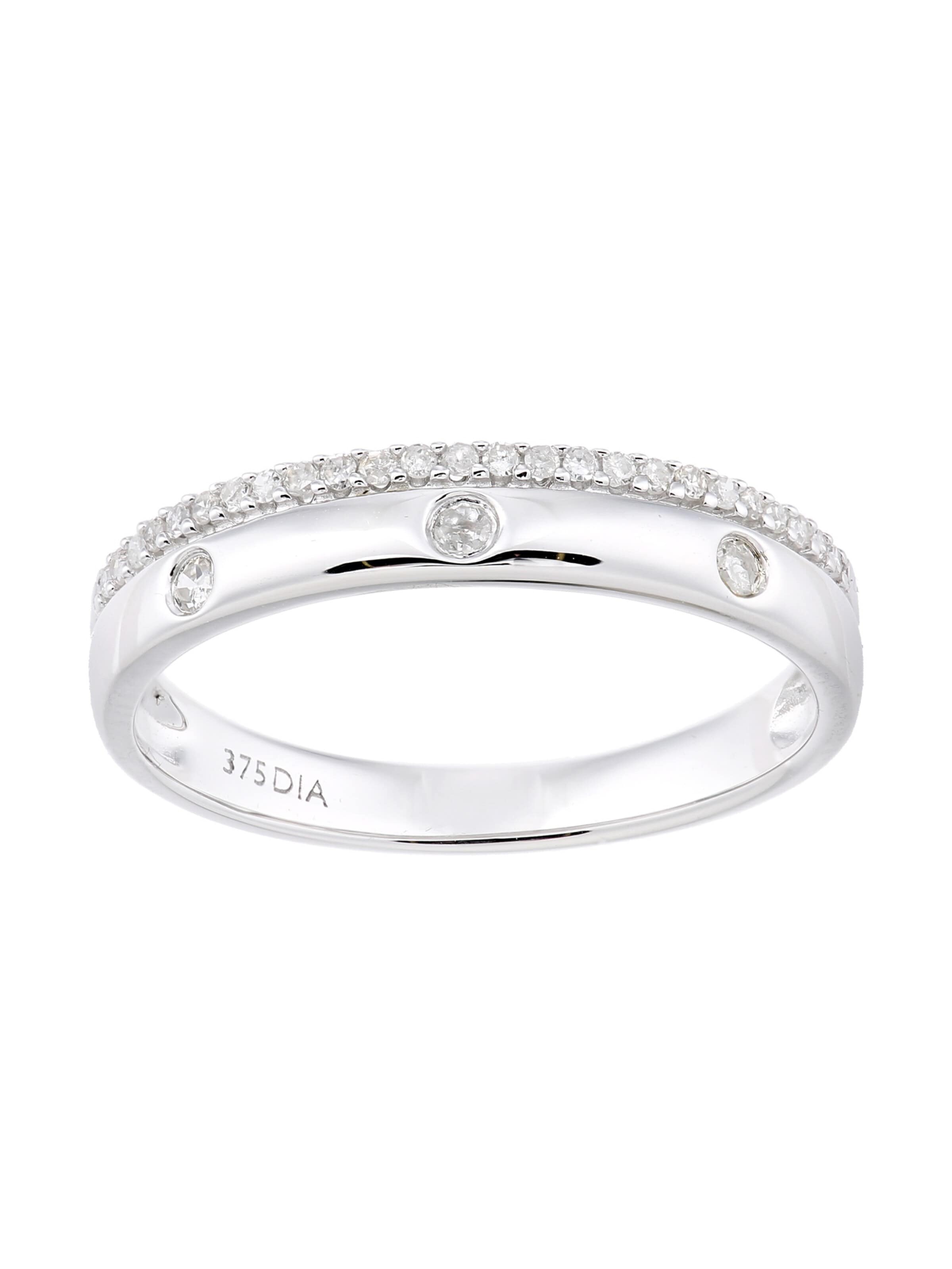 DIAMANT LETERNEL Ring in Silver: front