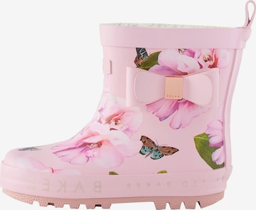 Baker by Ted Baker Kumisaappaat värissä vaaleanpunainen: etupuoli
