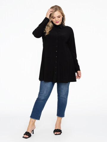 YOEK Blouse in Zwart