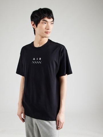 Nike Sportswear Футболка 'AIR' в Черный: спереди