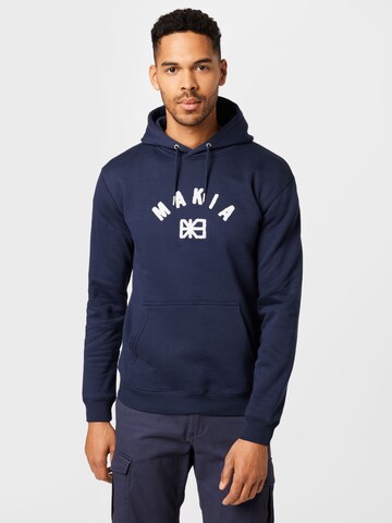 Sweat-shirt MAKIA en bleu : devant