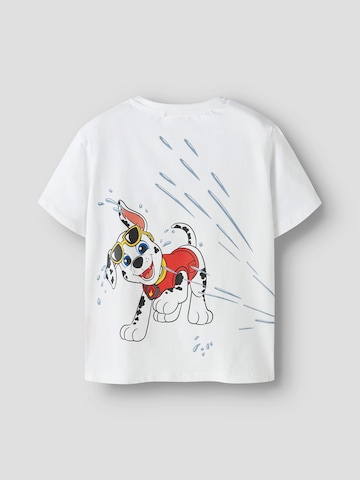 NAME IT Тениска 'NMMMACAS PAW' в бяло