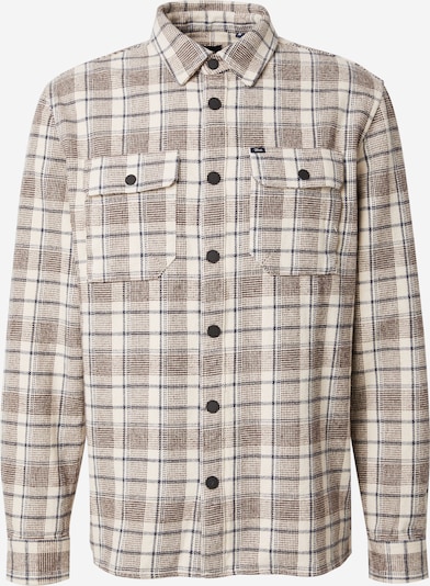 Marškiniai 'Beaufort' iš Petrol Industries, spalva – smėlio / tamsiai mėlyna / ruda, Prekių apžvalga