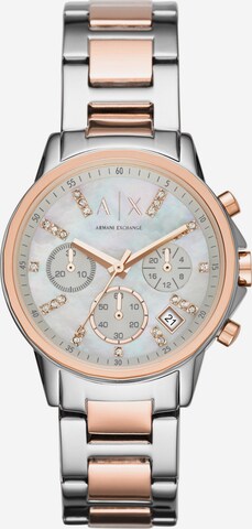 ARMANI EXCHANGE Analoog horloge in Zilver: voorkant