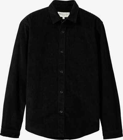 TOM TAILOR DENIM Button Up Shirt in Black, Item view