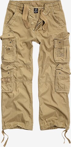 Brandit - Pantalón cargo en beige: frente