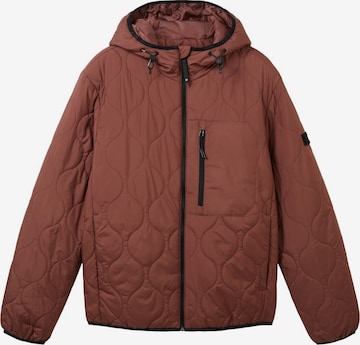 TOM TAILOR DENIMPrijelazna jakna - smeđa boja: prednji dio