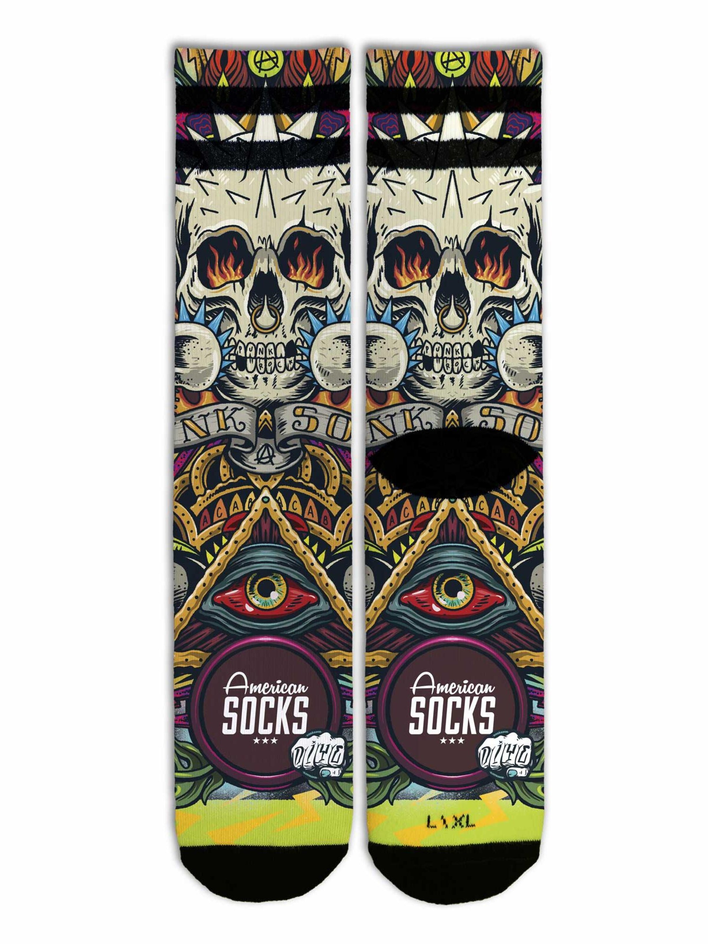 American Socks Socken 'Moshpit'‌‌‌‌‌‌‌ in Lila