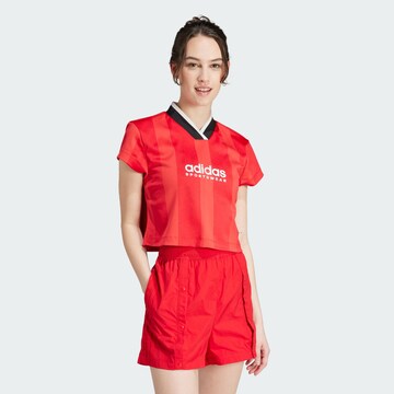 T-shirt fonctionnel 'Tiro Colorblock ' ADIDAS SPORTSWEAR en rouge : devant