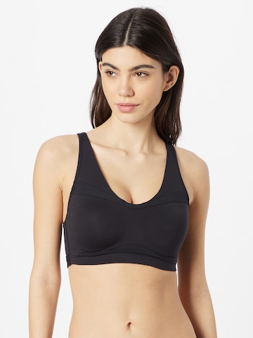 Bustier Soutien-gorge de sport UNDER ARMOUR en noir : devant