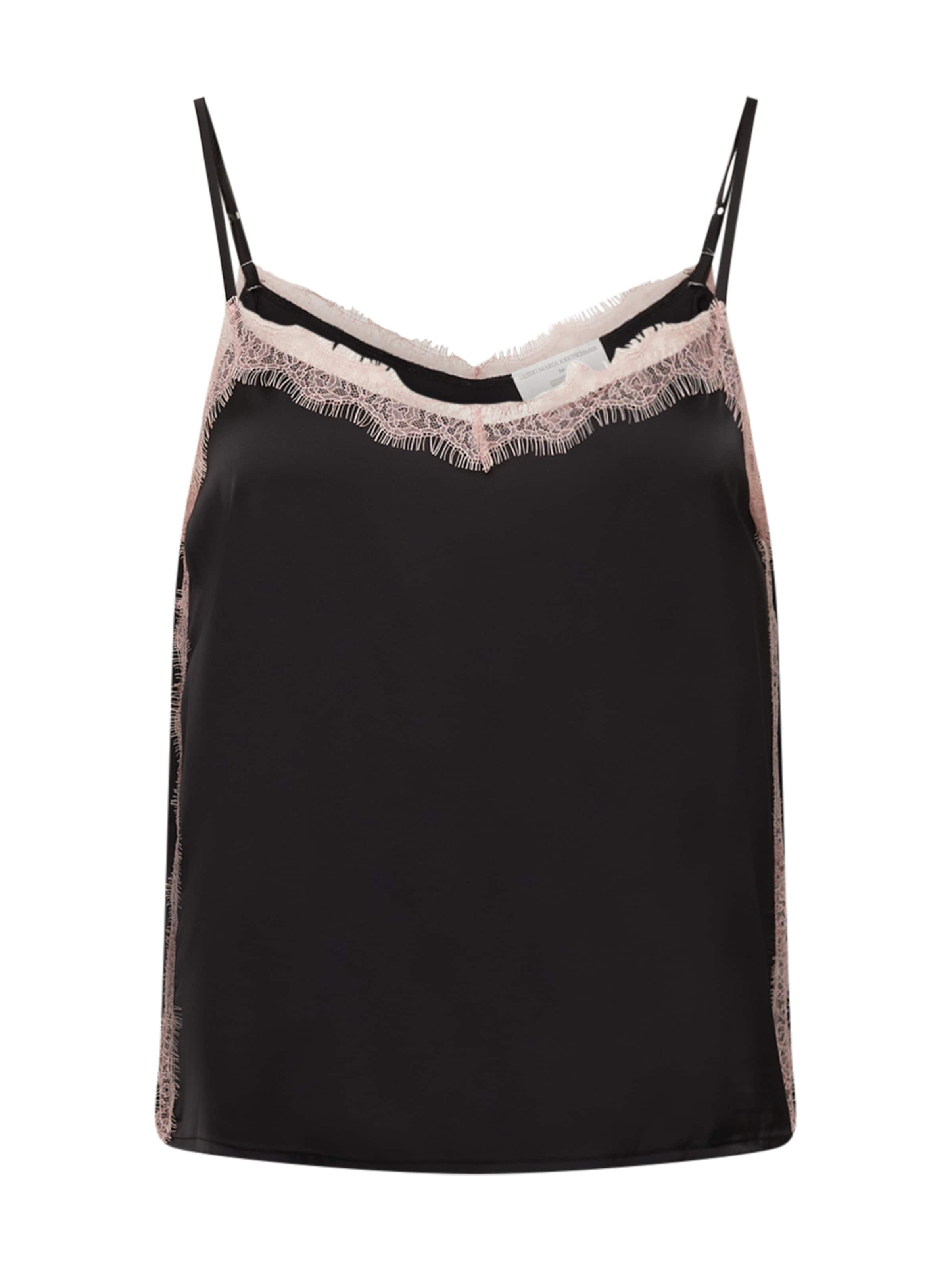 Guido Maria Kretschmer Curvy Топ 'Georgia' в черно, Преглед на продукта