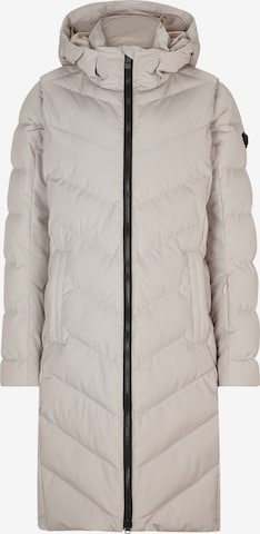 ZIENER Outdoor Coat 'TELSE' in Beige: front