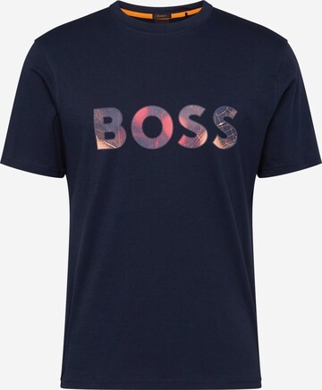 BOSS Shirt in Blauw: voorkant