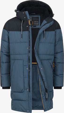 Manteau d’hiver 'Kenter' INDICODE JEANS en bleu : devant