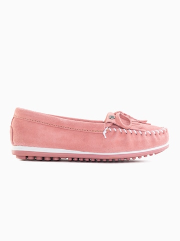 Mocassin 'Kilty plus' Minnetonka en rose