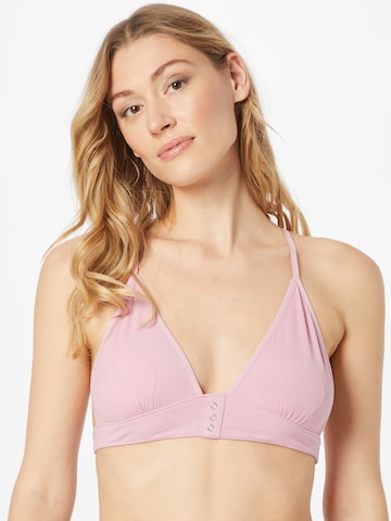 Free People - Triangular Soutien 'SNAPS SNAPS' em rosa: frente