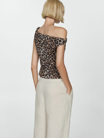 MANGO Top 'LEO' in Brown