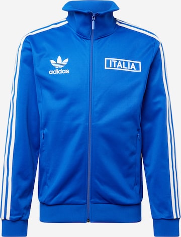 ADIDAS ORIGINALS Sweatjacke in Blau: predná strana