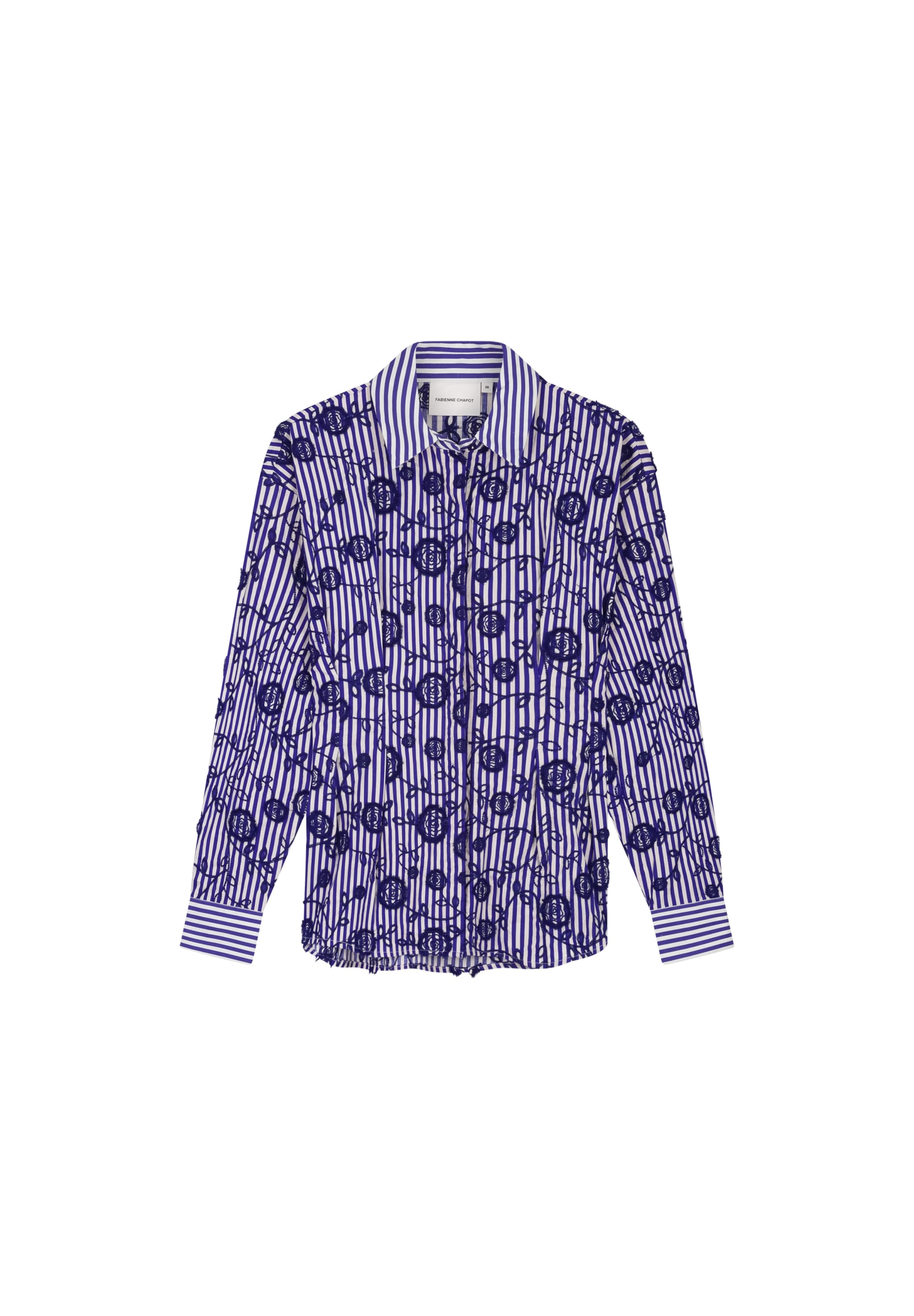 Chemisier Fabienne Chapot en blanc : devant