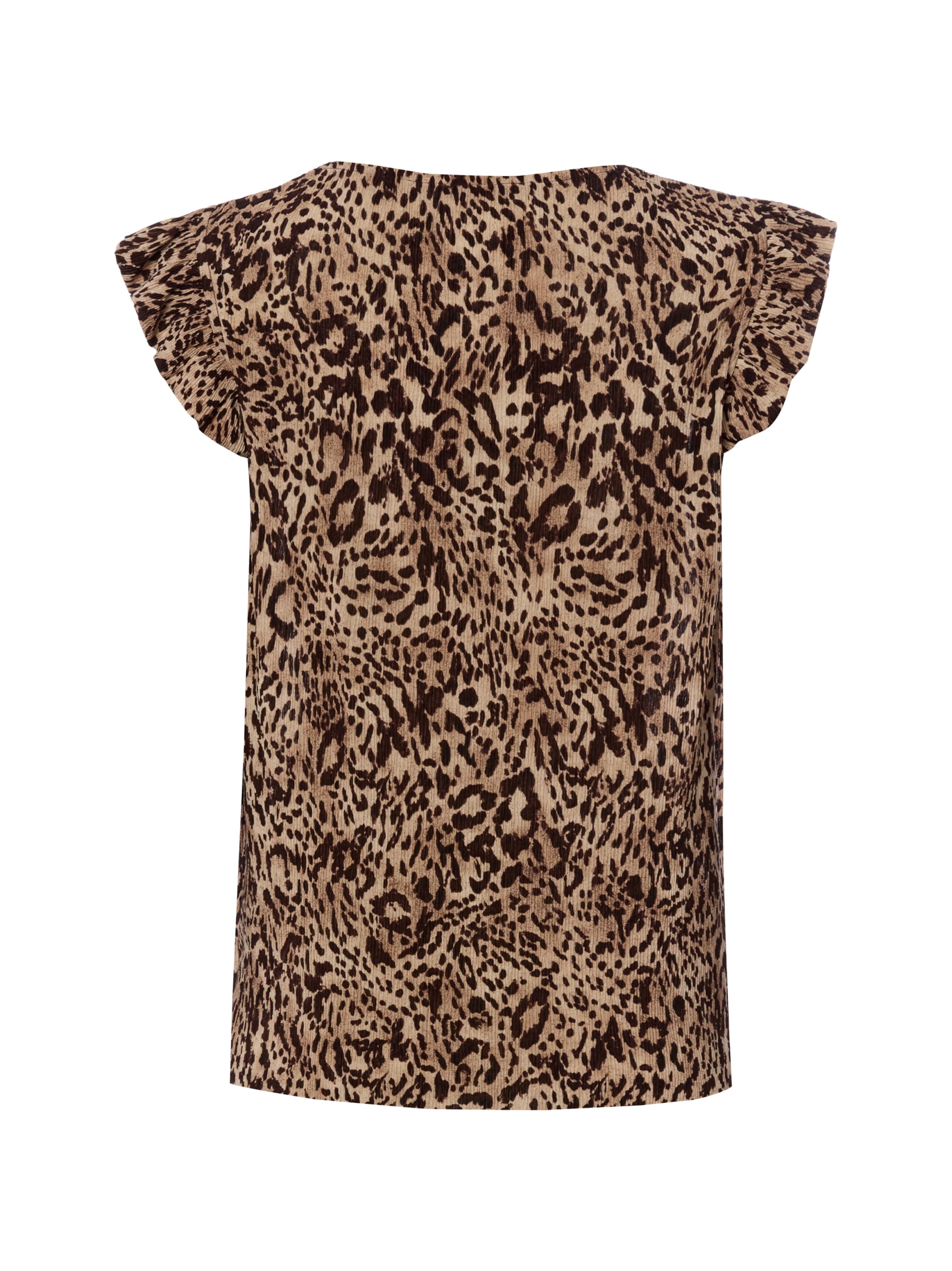 zero Bluse in Braun
