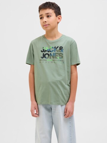 Jack & Jones Junior - Camisola 'JJLUKE' em verde: frente