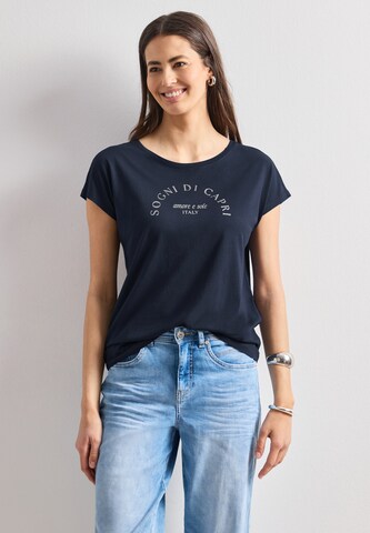 STREET ONE Shirt in Blue: front