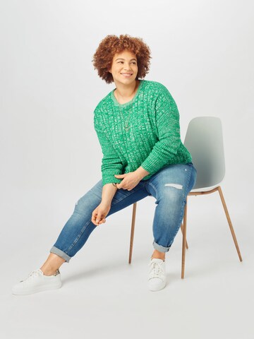 Cotton On Curve Sweater 'Riley' in Green