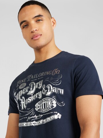 Superdry T-Shirt in Blau