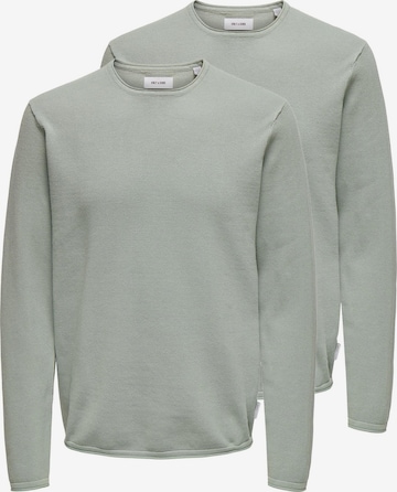 Only & Sons Sweater 'Felix' in Green: front