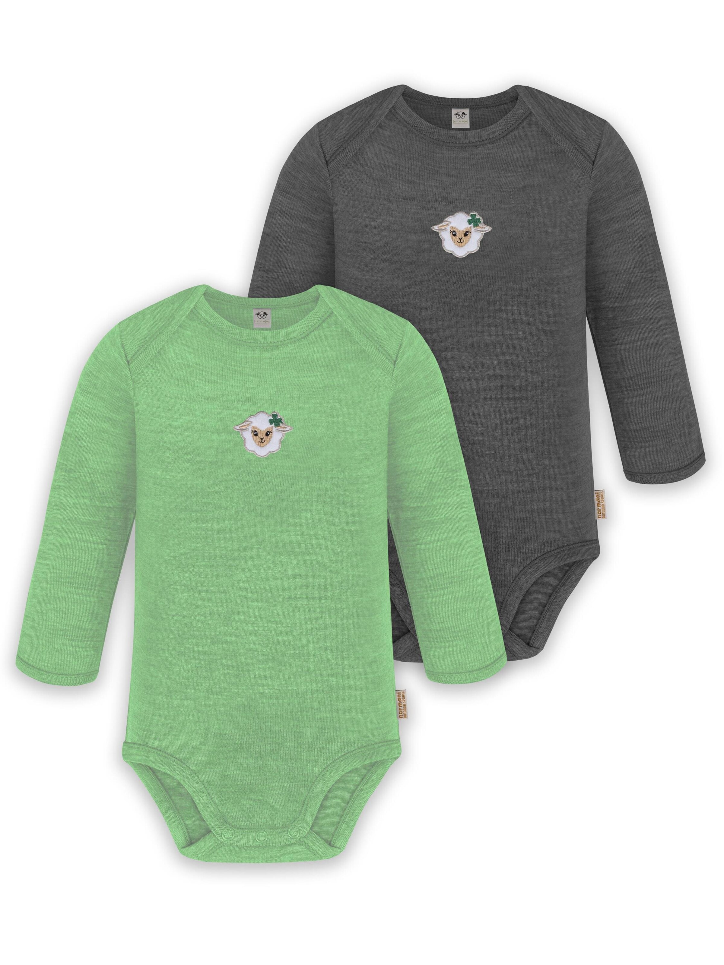 normani Rompertje/body &#x27;Auckland&#x27; in Grijs: voorkant