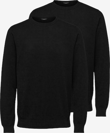 SELECTED Sweater 'Berg' in Black: front