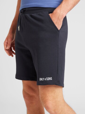Only & Sons Regular Shorts 'ONSDIRK' in Blau