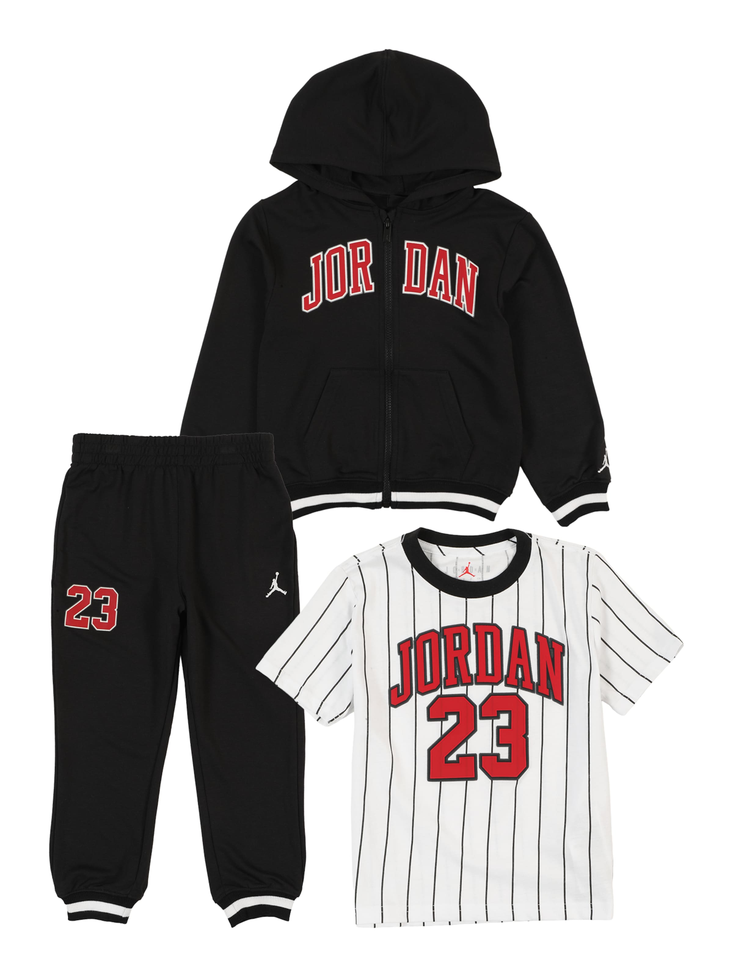 Jordan Set - Čierna: predná strana