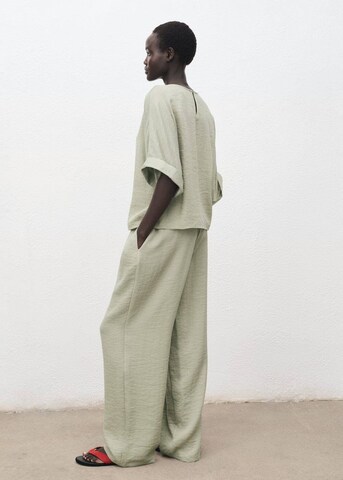 MANGO Regular Hose 'Salvia' in Grün