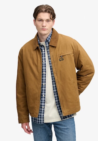 Superdry & Co Between-Season Jacket 'Ranch' in Brown: front