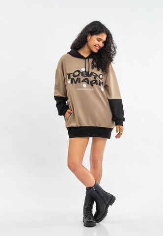 Sweat-shirt Tom Barron en beige