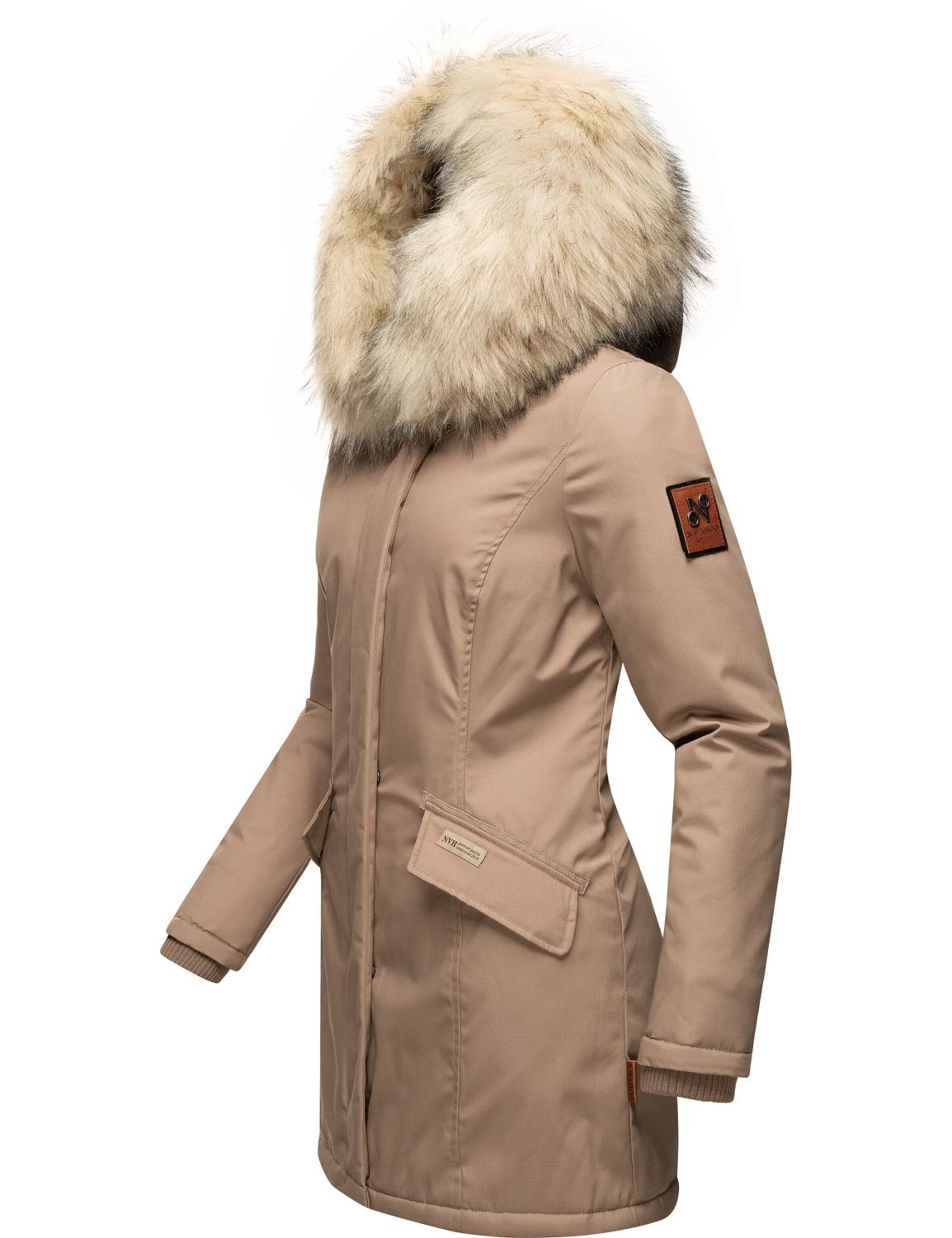 NAVAHOO Zimný kabát 'Cristal' - Sivá