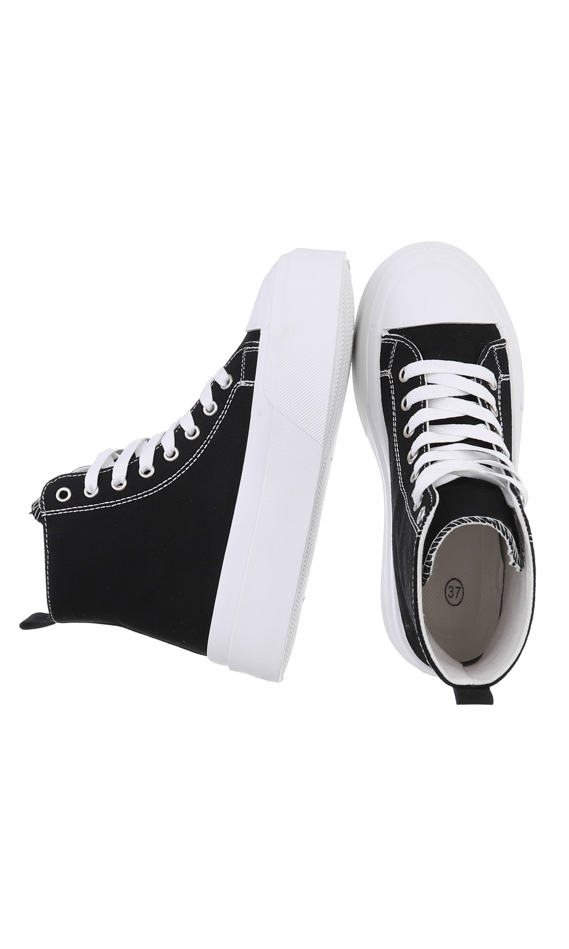 Ital-Design Sneaker in Schwarz