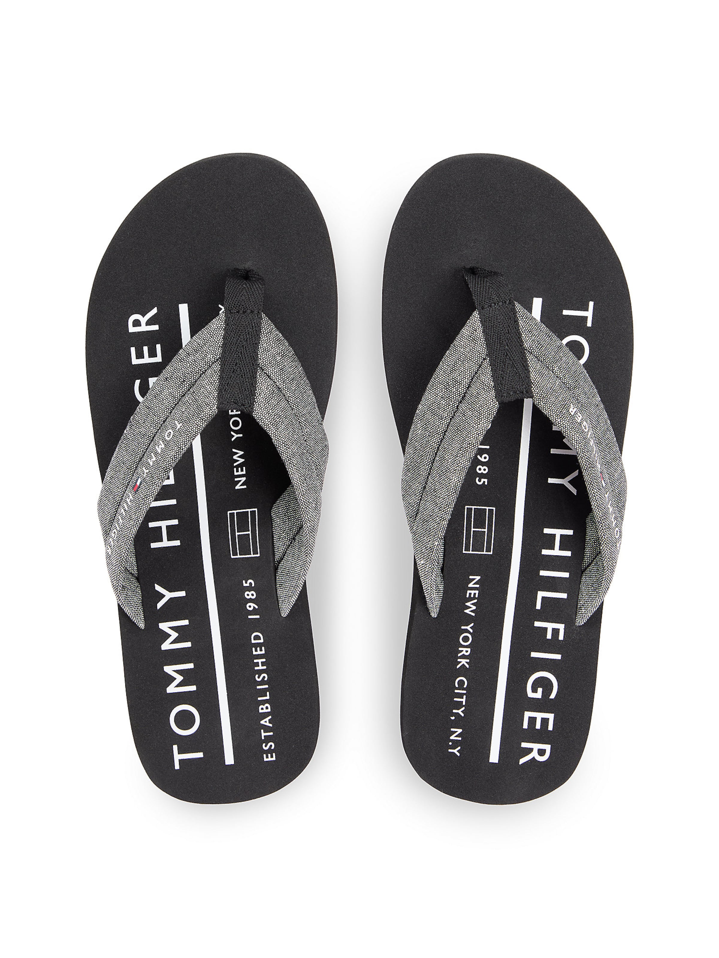 TOMMY HILFIGER Teenslippers in Grijs