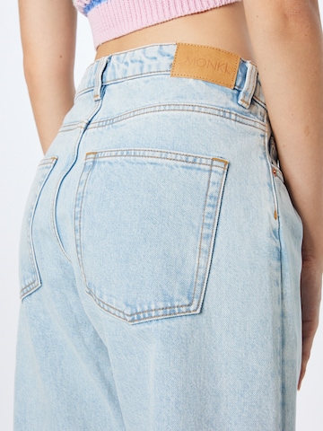 Monki Wide Leg Jeans in Blau