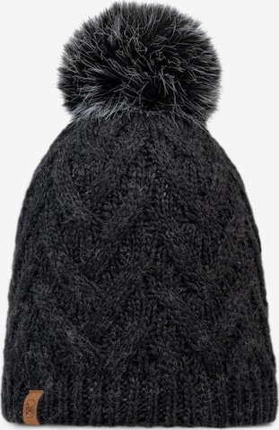 Bonnet 'Buff Knitted Fleece Caryn Beanie' BUFF en noir : devant